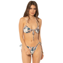 Amuse Society Amuse Society Womens Blurr Stacy Underwire Top Grey Dawn S Womens Bikini Tops