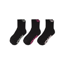 Impala Roller Skates Impala Everyday Sock 3pk Black 1SZ Womens Socks