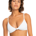 Roxy Roxy Women's Love The Surf Knot Top Bright White S Womens Bikini Tops