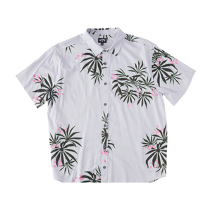 Billabong Billabong Men's Sunday SS Button Up Purple Haze M Mens Button Up Short Sleeve Shirts