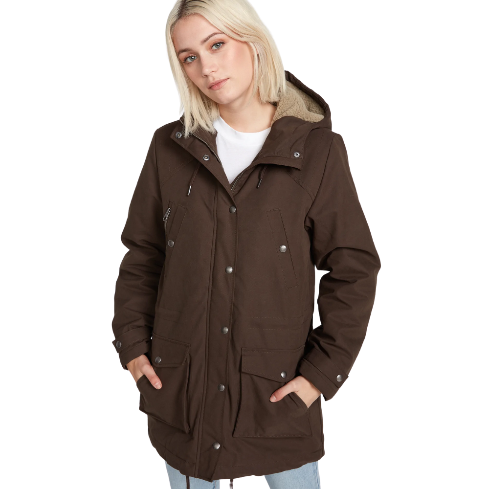 Volcom Walk On By Parka Damen Volcom Womens Walk On By 5K