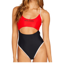 Volcom Volcom Women's Coco 1pc Swimsuit Black S Womens One Piece Bathing Suit