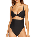 Volcom Volcom Women's Simply Seamless 1pc Swimsuit Black S Womens One Piece Bathing Suit