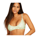Volcom Volcom Women's Like Daisy Scoop Top Sage S Womens Bikini Tops