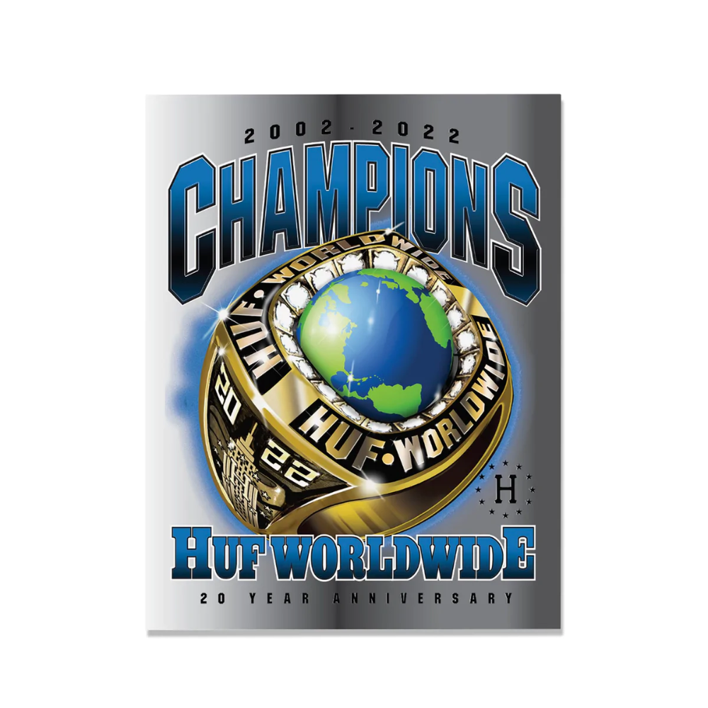 Champions du monde HUF Sticker
