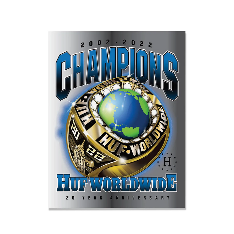 HUF Worldwide Champions Sticker