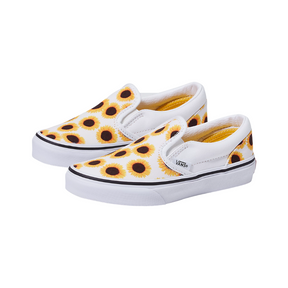Vans Vans Kids Classic Slip-On SUNFLOWER YELLOW/TRUE WHITE 11 Youth Girls Skate Shoes 5T-13T & 1-7 US Size