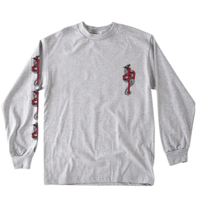 RDS RDS Men's LS Chung Twisted T-shirt Athletic Heather M Mens Long Sleeve T-Shirts
