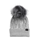 The North Face The North Face Women's Oh Mega Fur Pom Beanie Gardenia White OS Womens Toques
