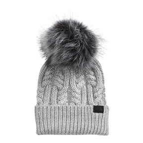 The North Face The North Face Women's Oh Mega Fur Pom Beanie Gardenia White OS Womens Toques