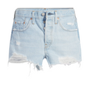Levis Levis 501 Original Short ATHENS MID SHORT 25 Womens Jean Shorts
