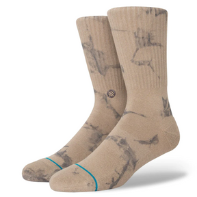 Stance Stance Hue Crew Socks Grey M Mens Socks