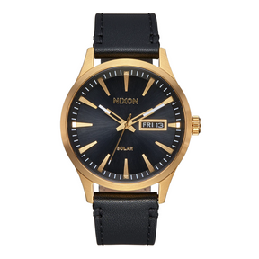 Nixon Nixon Men's Sentry Solar Leather Mens Watch Leather Bands