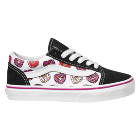 Vans Vans Kids Old Skool Shoes Black/Pink 11 Youth Girls Skate Shoes 5T-13T & 1-7 US Size