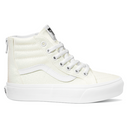 Vans Vans Kids SK8-Hi Zip Shoes White 11 Youth Girls Skate Shoes 5T to 13T and 1 to 7 US Size