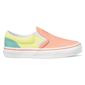 Vans Vans Kids Classic Slip On Shoe Multi/White 11 Youth Girls Skate Shoes 5T-13T & 1-7 US Size