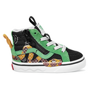 Vans Vans Toddler SK8-HI REISSUE SIDE ZIP SNAKE Green/Black 2T Youth Infant Boys Shoes 1T to 5T US size