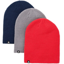 Burton Burton DND 3 Pack Beanie Nine Iron/Tetra Orange /Silver Green 1SZ Womens Toques