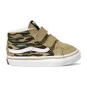 Vans Vans Toddler SK8-Mid Reissue V Flame Camo Light Brown/Multi 2T Youth Boys High Tops 5T to 13T and 1 to 7 US Size