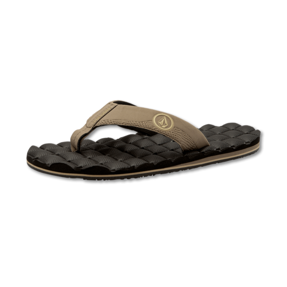 Volcom Men's Recliner Sandals - Khaki