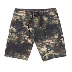 Volcom Volcom Men's Lido Solid Mod 20" Boardshort Covert Green 32 Mens Board Shorts