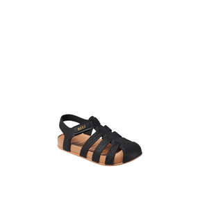 Reef Reef Kids LITTLE WATER BEACHY Girls Black/Tan 5 Youth Infant Girls Sandals 1T to 5T US size