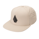 Volcom Volcom Men's Stone Tech Snapback Almond O/S Mens Hats Flat Brim