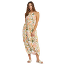 Roxy Roxy Women's Bungalow Maxi Dress Snow White Subtly Salty Multic S Womens Long Dresses