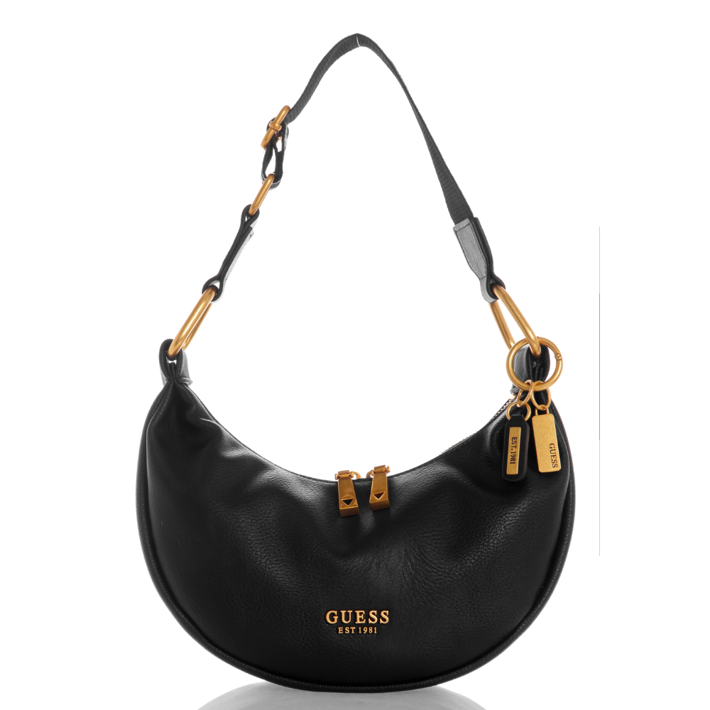 GUESS Natalya Mini Hobo Bag Black