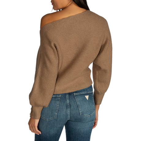 Guess Women's Button Cuff Isadora Sweater