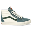 Vans ﻿Vans Unisex Sk8-Hi Shoes Varsity Canvas Blue/ Green Mens 8/ Womens 9.5 Unisex Skate Shoes 6 to 18