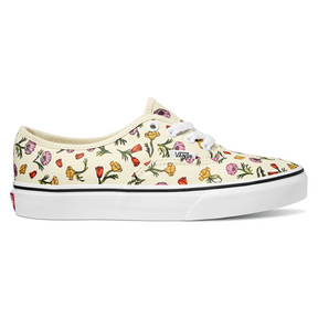 Vans Vans Authentic Unisex Shoes Poppy Floral Cream Mens 4.5/ Womens 6 Unisex Skate Shoes 6 to 18
