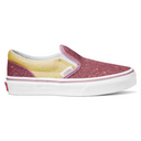 Vans Vans Kids Classic Slip-On Glitter Two Tone 10.5 Youth Girls Skate Shoes 5T to 13T and 1 to 7 US Size