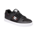 DC DC Pure Elastic Boys Shoes Black / Splatter 11 Youth Boys High Tops 5T to 13T and 1 to 7 US Size