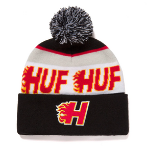 Huf HUF Enforcer Pom Beanie Black OS Mens Toques