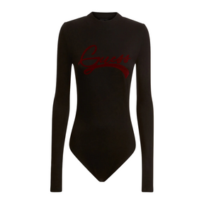 Guess Guess Women's Alexandra Bodysuit Jet Black S Womens Long Sleeve Shirts