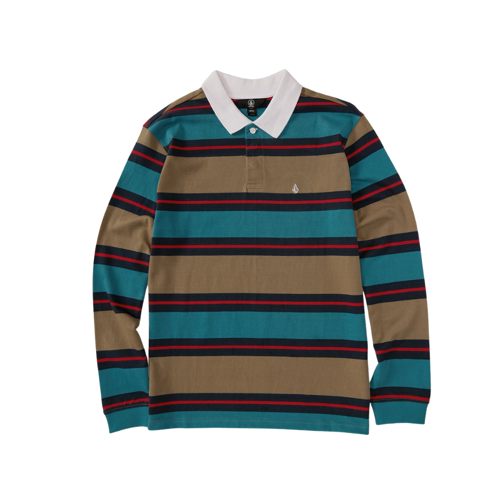 Volcom Mens Sumpter Long Sleeve Polo shopnomads