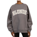 Brunette Brunette Blonde NYBF Crew Rose Blush XS/S Womens Long Sleeve Shirts