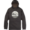 Burton Burton Mens Oak Pullover Hoodie HEATHER BLUE S Mens Pullover Hoodies