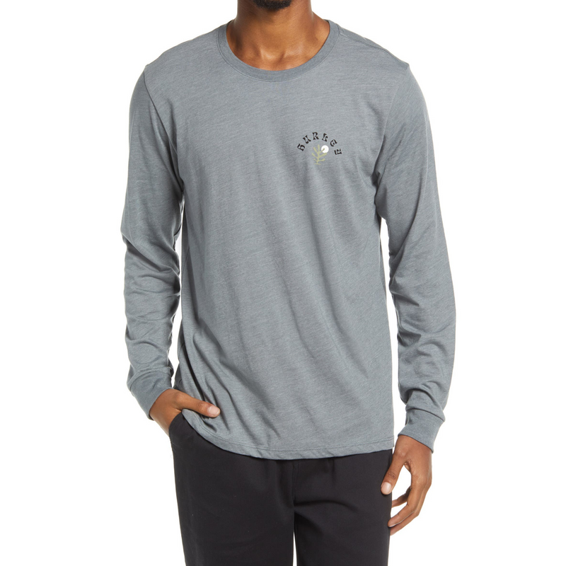 Hurley Mens Everyday Pacific Cactus Long Sleeve