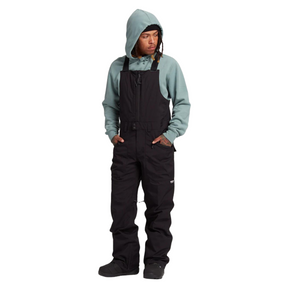 Burton Burton Mens Reserve Bib Snow Pants TRUE BLACK M Mens Snowboard Pants