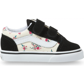 Vans Vans Toddler Old Skool Velcro FLORAL 4T Youth Girls Skate Shoes 5T-13T & 1-7 US Size