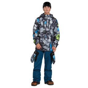 Volcom Volcom Mens Brighton Pullover Dark Grey S Mens Insulated Snowboard Jacket