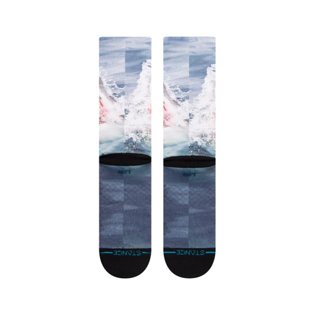 Chaussettes mi-mollet Stance Shark Pearly Whites