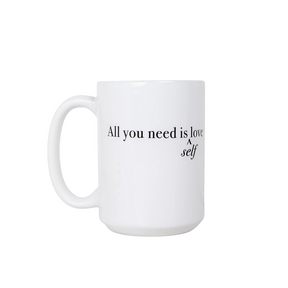 Brunette Brunette "All You Need" Mug White/Black 1SZ Drinkware