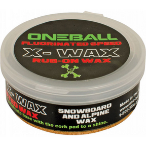 One Ball Jay One Ball X-Wax Rub On All Temp 30g Snowboard Waxing Tools