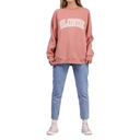 Brunette Brunette Blonde NYBF Crew Rose Blush XS/S Womens Long Sleeve Shirts