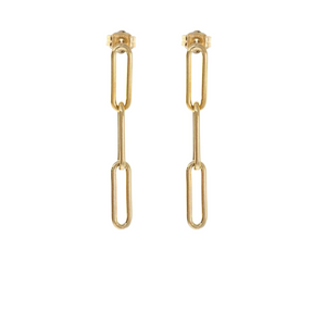Carden Avenue Carden Avenue - Stacia Three Link Earring 14kt Gold-Filled 1SZ Jewelry