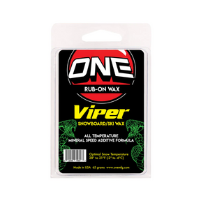 One Ball Jay One Ball Viper Rub On Wax 65g Snowboard Waxing Tools
