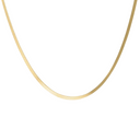 Carden Avenue Carden Avenue - Sienna Heringbone Snake Chain Gold 16" Jewelry